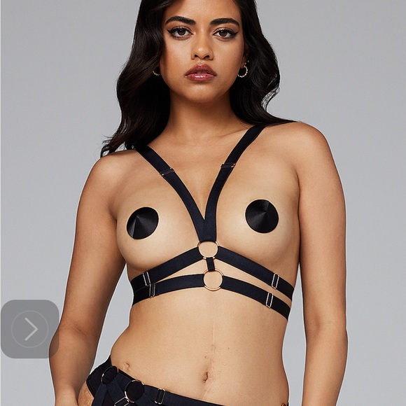 Savage X Fenty Black Caviar Wild rRide Chest & Leg Harness - Picture 6 of 13